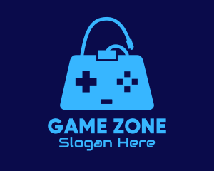 Blue Game Bag logo design