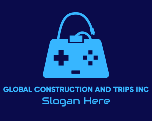 Shop - Blue Game Bag logo design