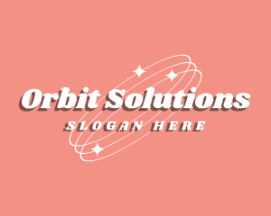 Elegant Star Orbit logo design