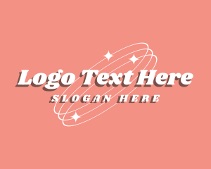 Retro - Elegant Star Orbit logo design