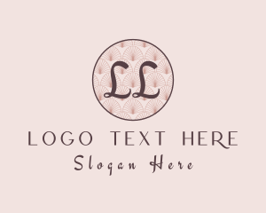 Cosmetology - Elegant Shell Pattern logo design