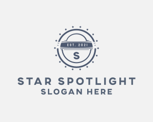 Industrial Stars Badge logo design