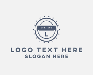 Consulting - Industrial Stars Badge logo design