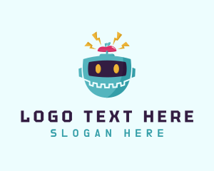 Droid - Tech Educational Bot logo design