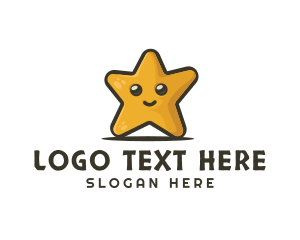Joy - Cute Smiley Star logo design
