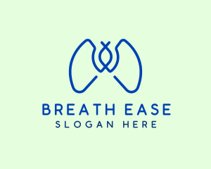 Lungs Respiratory Clinic logo design