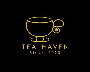 Elegant Tea Cup logo design