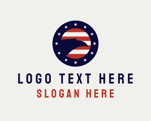 Heritage - American Eagle Politics logo design