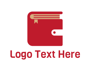 Red - Red Wallet Book logo design