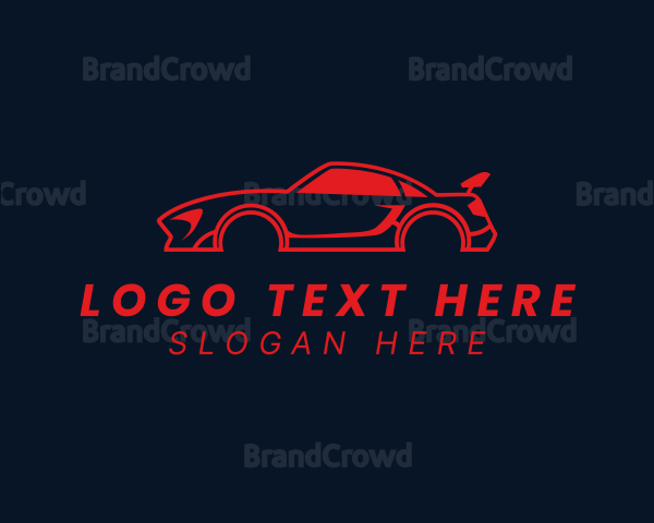 Automobile Car Racing Logo