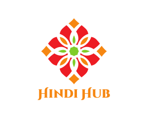 Hindi - Tile Pattern Decor logo design