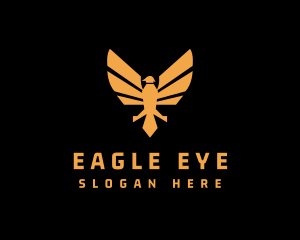 Upscale Eagle Sigil logo design