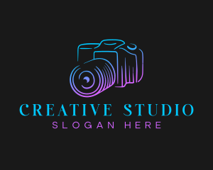 Camera Multimedia Creative logo design