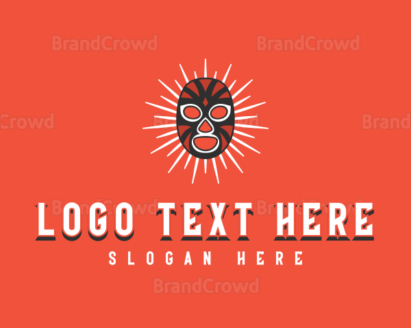 Mexican Wrestling Mask Logo