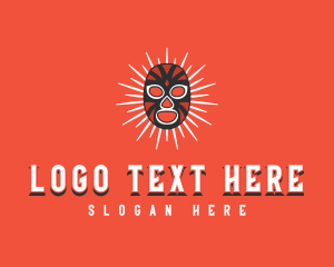 Festival - Mexican Wrestling Mask logo design