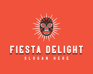 Fiesta - Mexican Wrestling Mask logo design
