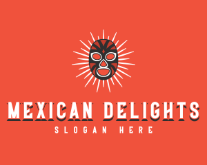 Mexican Wrestling Mask logo design