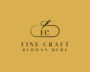 Sewing Needle Thread logo design