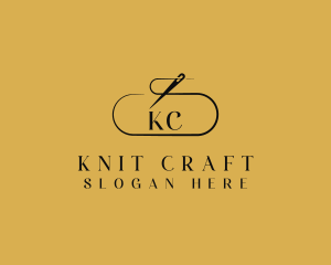 Sewing Needle Thread logo design