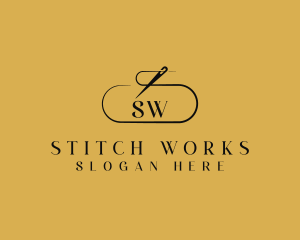 Sewing Needle Thread logo design