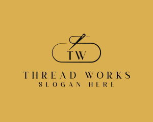 Sewing Needle Thread logo design