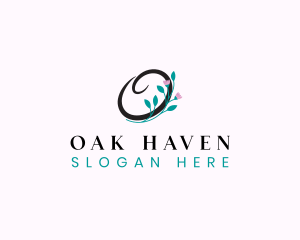 Elegant Natural FLowerLetter O logo design