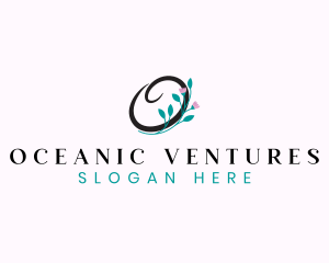 Elegant Natural FLowerLetter O logo design