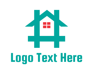 Builders - Teal Home Realtor logo design