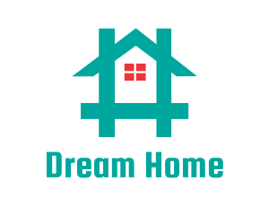 Realtor - Teal Home Realtor logo design