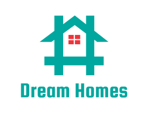 Teal Home Realtor logo design