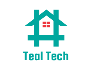Teal Home Realtor logo design
