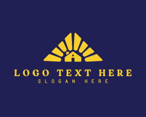 Sunrise - Property House Roofing logo design