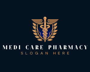 Pharmacist - Pharmacy Medical Caduceus logo design