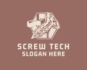 Screw Handyman Tools logo design