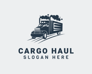 Freight Truck Vehicle logo design