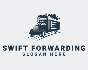 Freight Truck Vehicle logo design