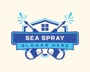 Cleaning Pressure Wash logo design