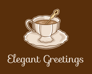 Elegant Coffee Cup logo design