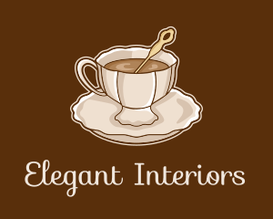 Elegant Coffee Cup logo design