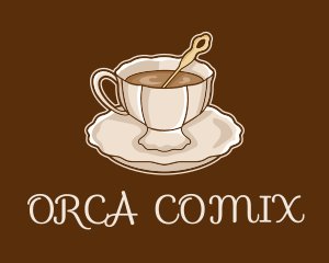 Tea Cup - Elegant Coffee Cup logo design