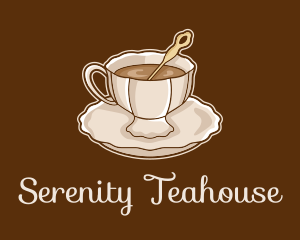 Elegant Coffee Cup logo design