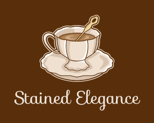 Elegant Coffee Cup logo design