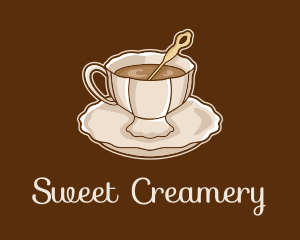 Elegant Coffee Cup logo design