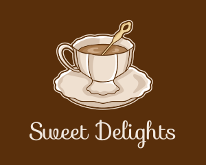 Elegant Coffee Cup logo design