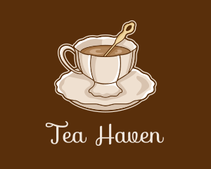 Elegant Coffee Cup logo design