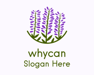 Lavender Flower Garden Logo