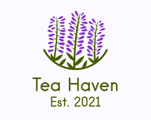 Lavender Flower Garden logo design