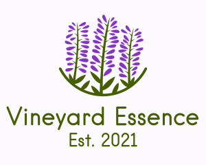 Lavender Flower Garden logo design