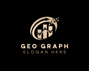 Graph Finance Analytics logo design