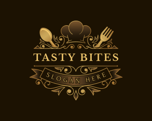 Delicious - Cusine Chef Dining Restaurant logo design